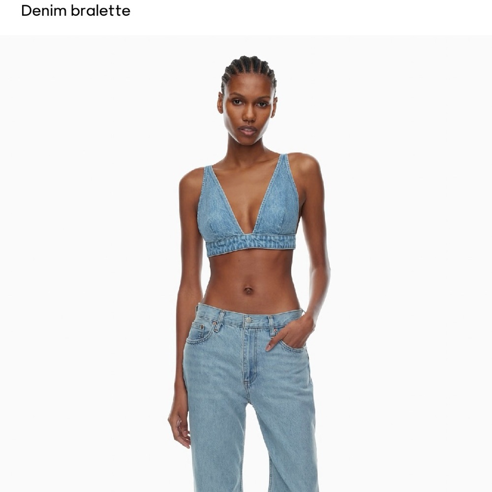 Denim Forum Denim Bralette